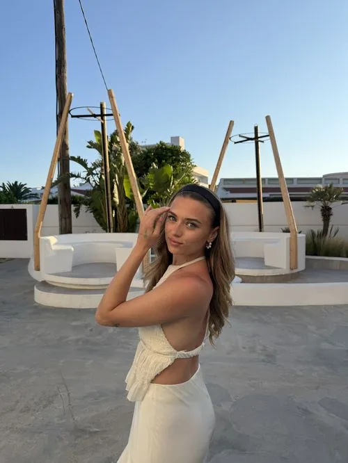 Denise Heimberger bei einem Shooting für Casa Cabana Hotel